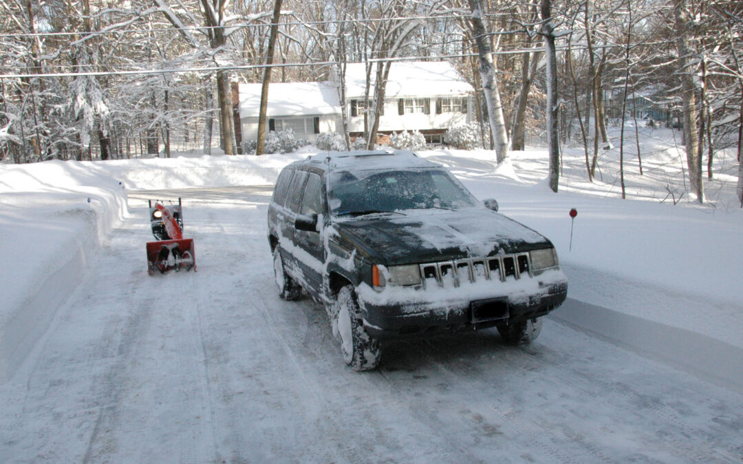 New England Winter - Snowblower - hans van Putten